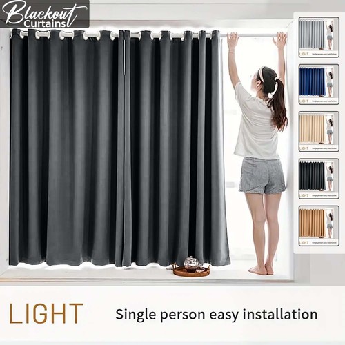 Blackout curtains thick - curtains,