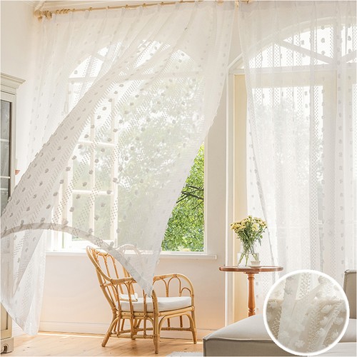 Pom white sheer - white,