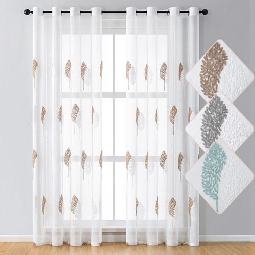 White voile sheer - 2x,