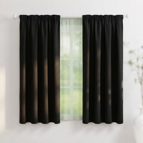 Elegant pencil pleat - elegant, blackout