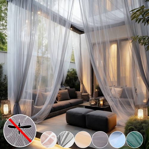 Outdoor sheer curtain mosquito - curtain,